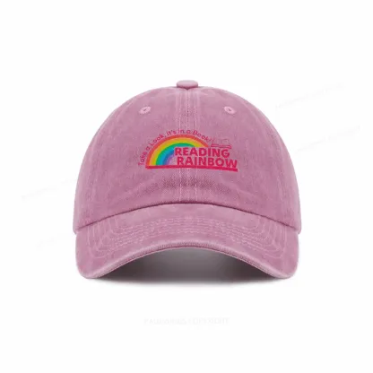 Pagewings Reading Rainbow Washed Cap