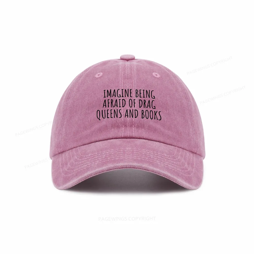 Pagewings Funny Liberal Washed Cap