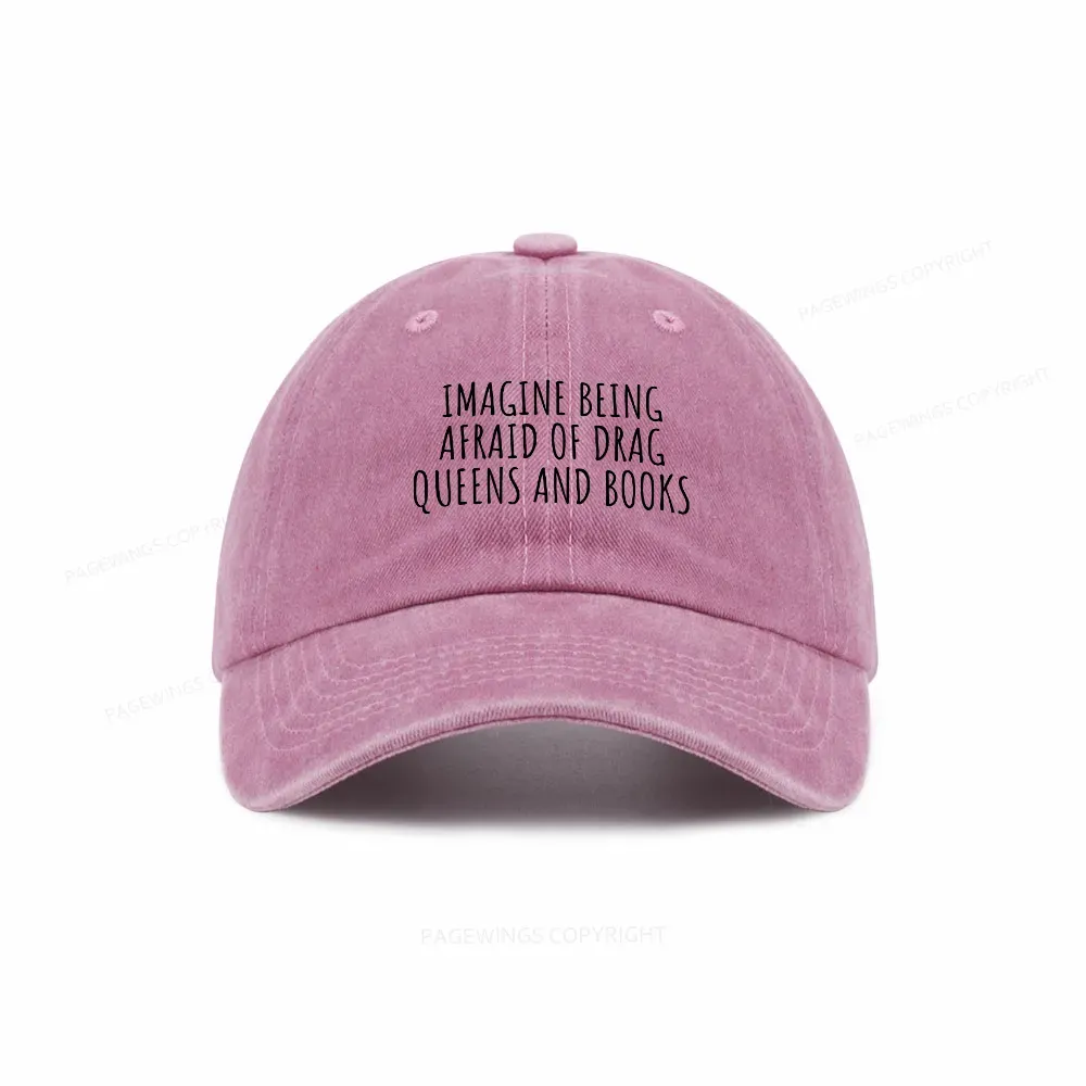 Pagewings Funny Liberal Washed Cap