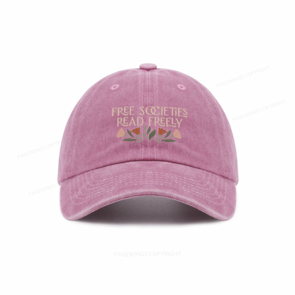 Pagewings Read Freely Washed Cap