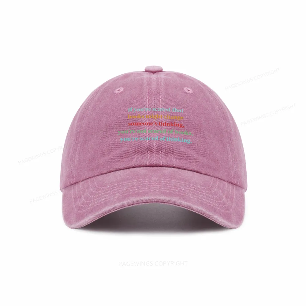 Pagewings Censorship Social Justice Washed Cap