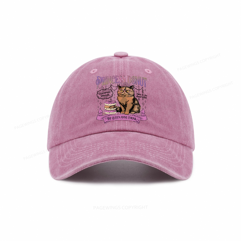 Pagewings Princess Donut Washed Cap