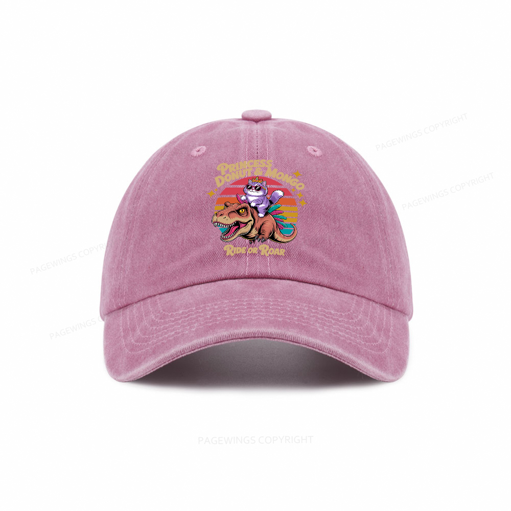 Pagewings Princess Donut & Mongo Washed Cap