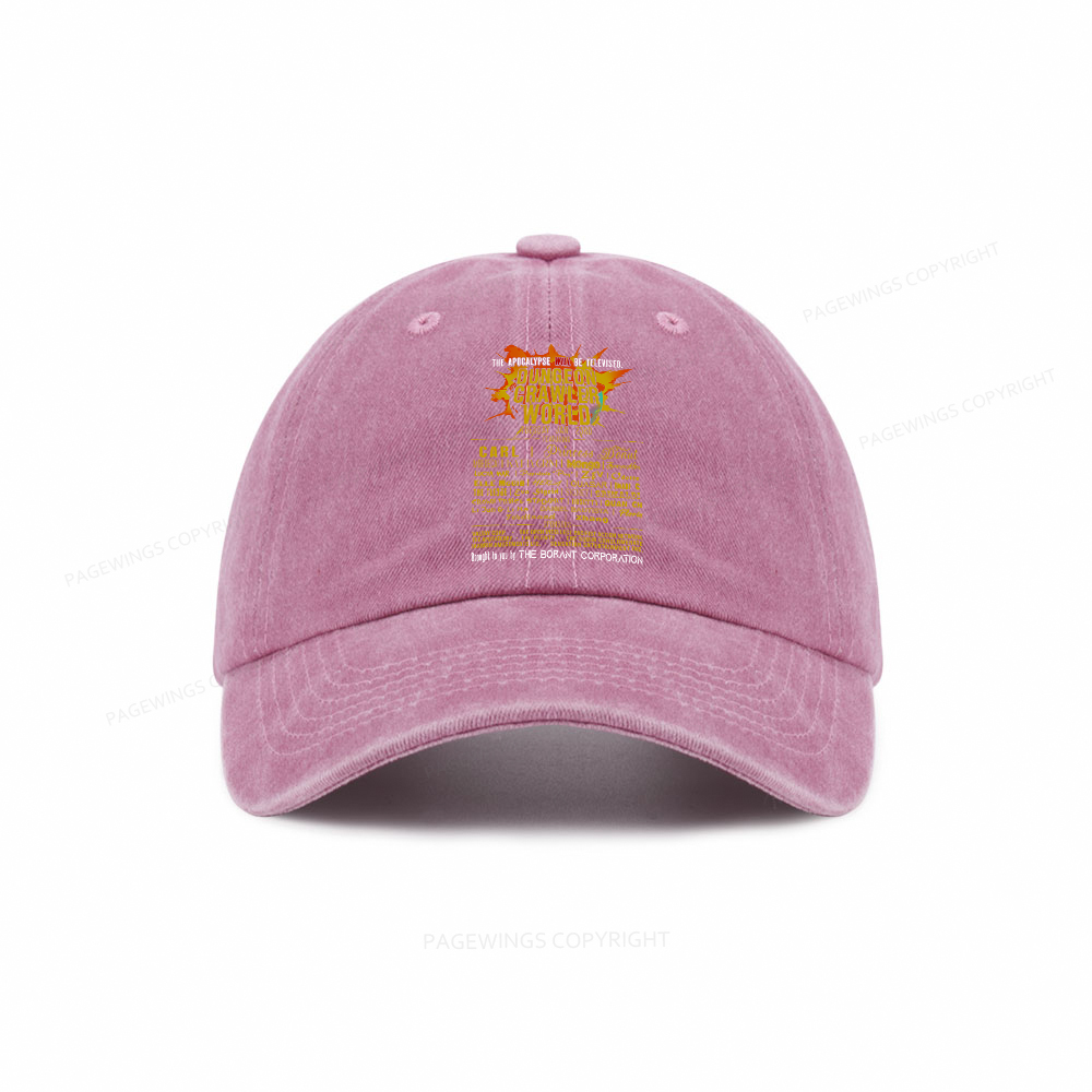 Pagewings  Dungeon Crawler World Tour Washed Cap