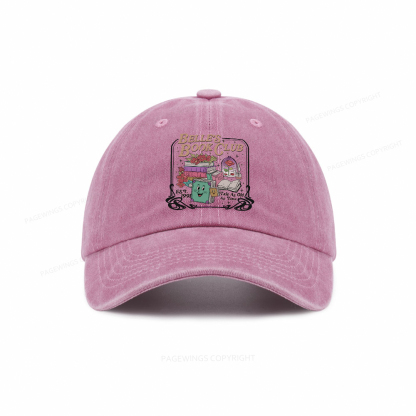 Pagewings Belle's Book Club Washed Cap