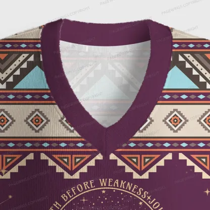 Pagewings Urithiru City Of Radiance Unisex V-Neck Ugly Knit Vest