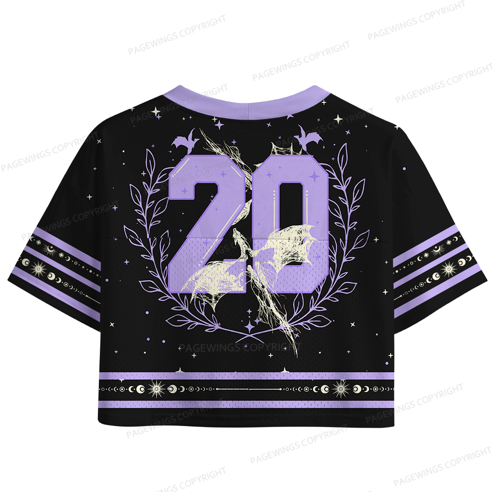 Pagewings Dragon Rider Women's Crop Mesh Jersey
