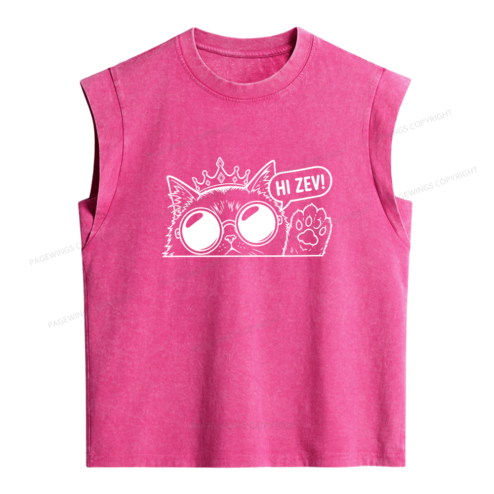 Pagewings Sci Fi Bookish Women's Washed Tank Top