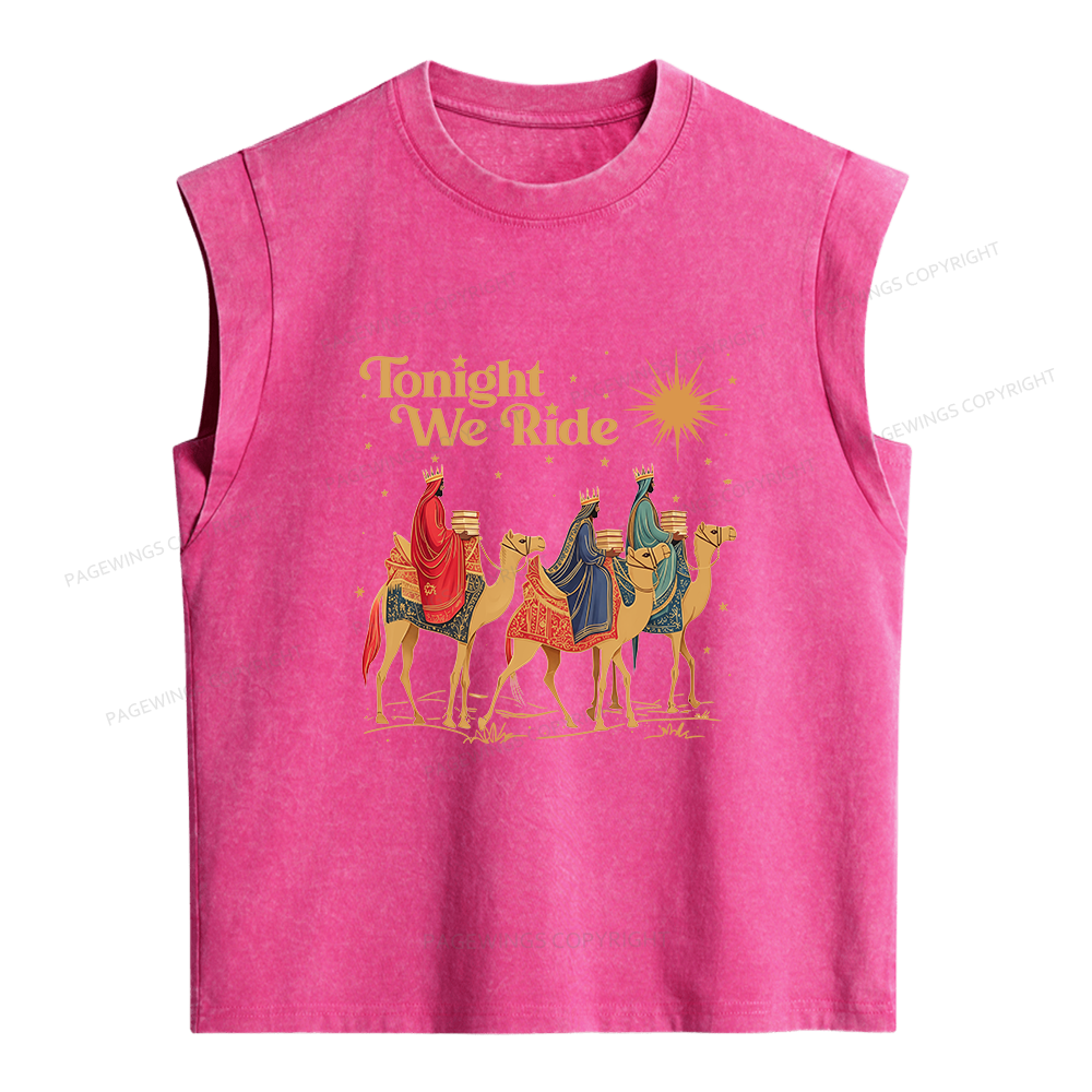 Pagewings Tonight We Ride Women's Washed Tank Top