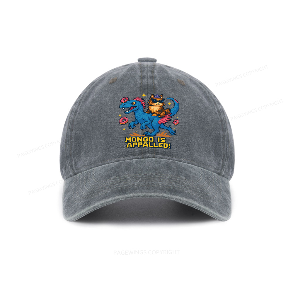 Pagewings Mongo Is Appalled Washed Cap