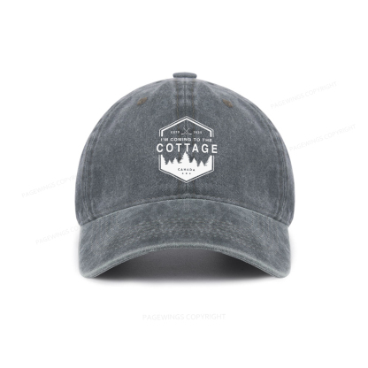 Pagewings Coming To The Cottage Washed Cap