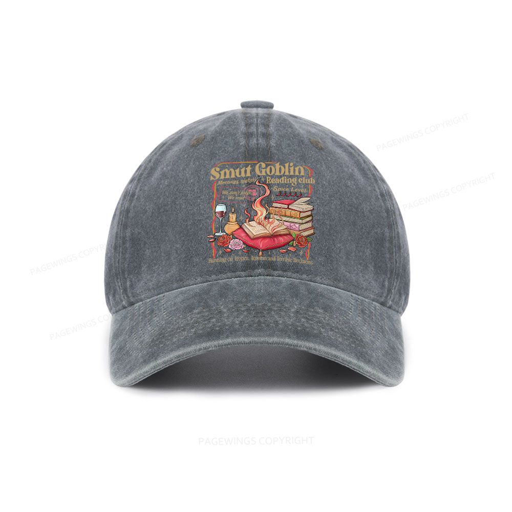 Pagewings Smut Goblin Washed Cap