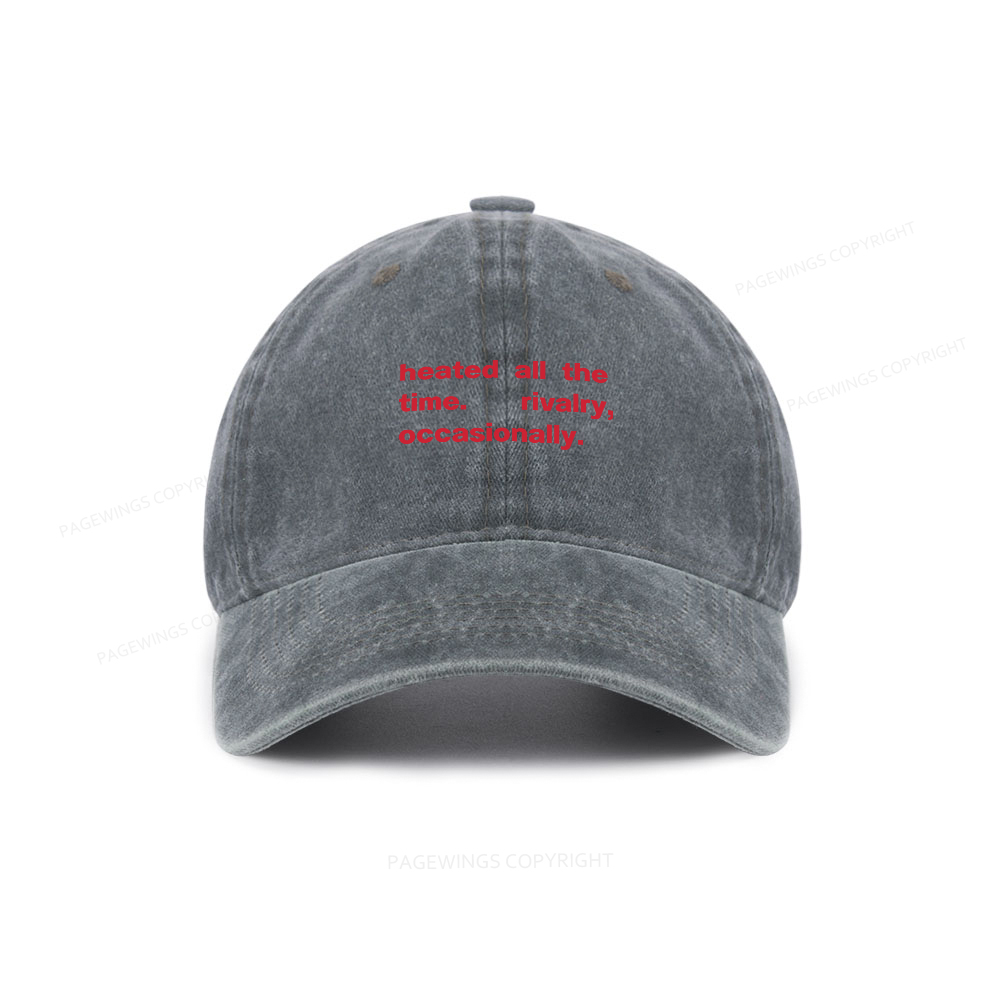 Pagewings The Time Rivalry Occasionally Washed Cap