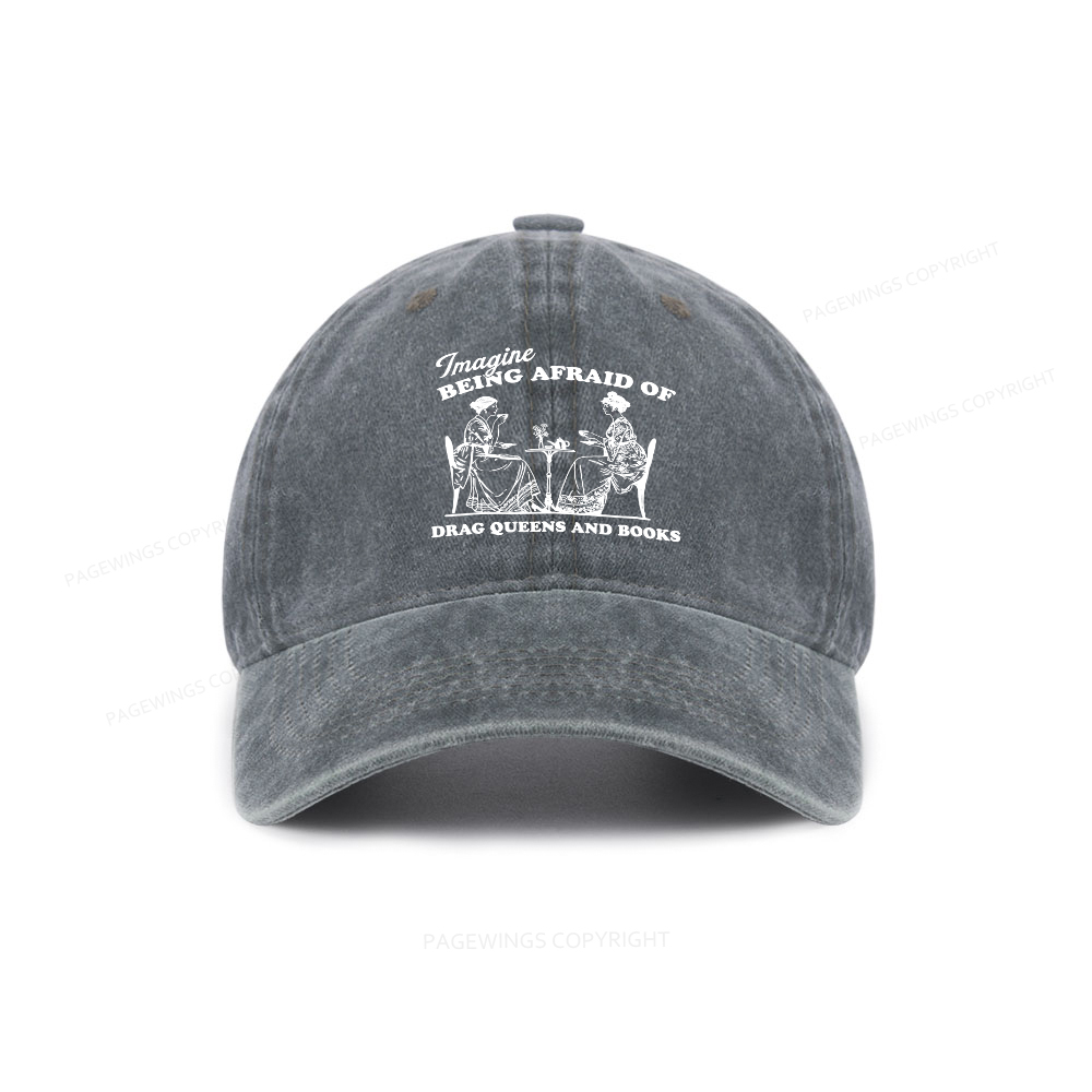 Pagewings Drag Queens Washed Cap