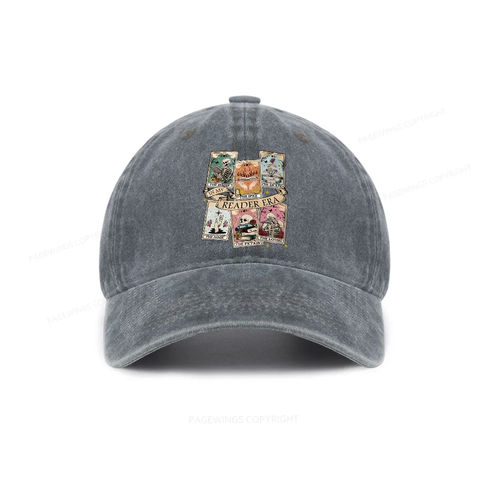 Pagewing Book Lover Gift, Bookish Gift Washed Cap