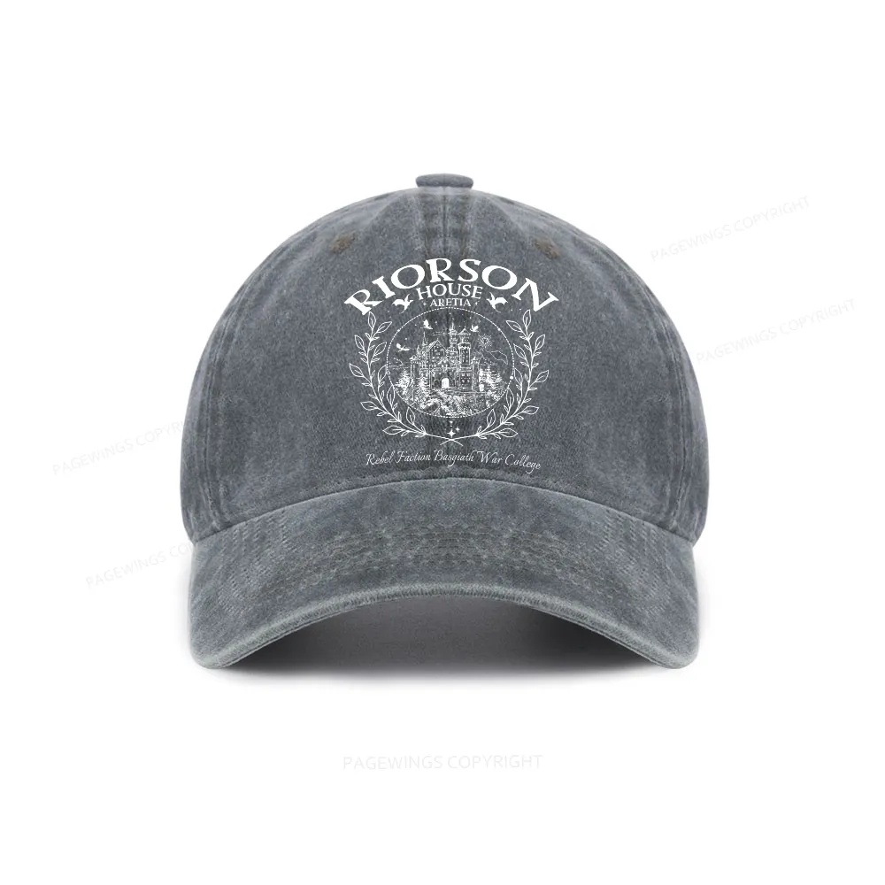 Pagewings Fourth Wing Washed Cap