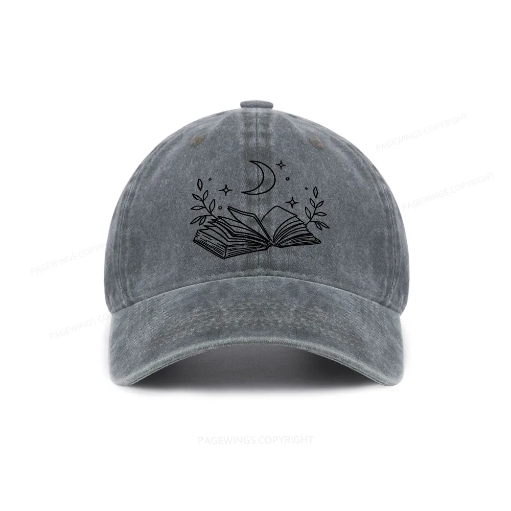 Pagewings Comfort Colors Read Books Be Kind Stay Weird Washed Cap