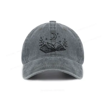 Pagewings Comfort Colors Read Books Be Kind Stay Weird Washed Cap