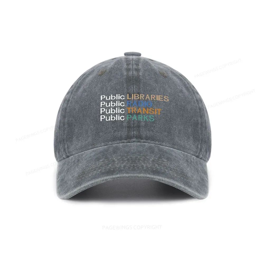 Pagewings Public Libraries Radio Transit Parks Washed Cap