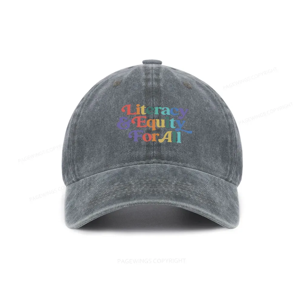 Pagewings Literacy & Equity For All Washed Cap