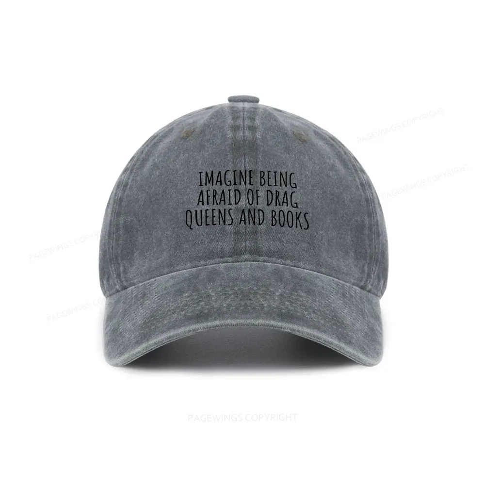 Pagewings Funny Liberal Washed Cap