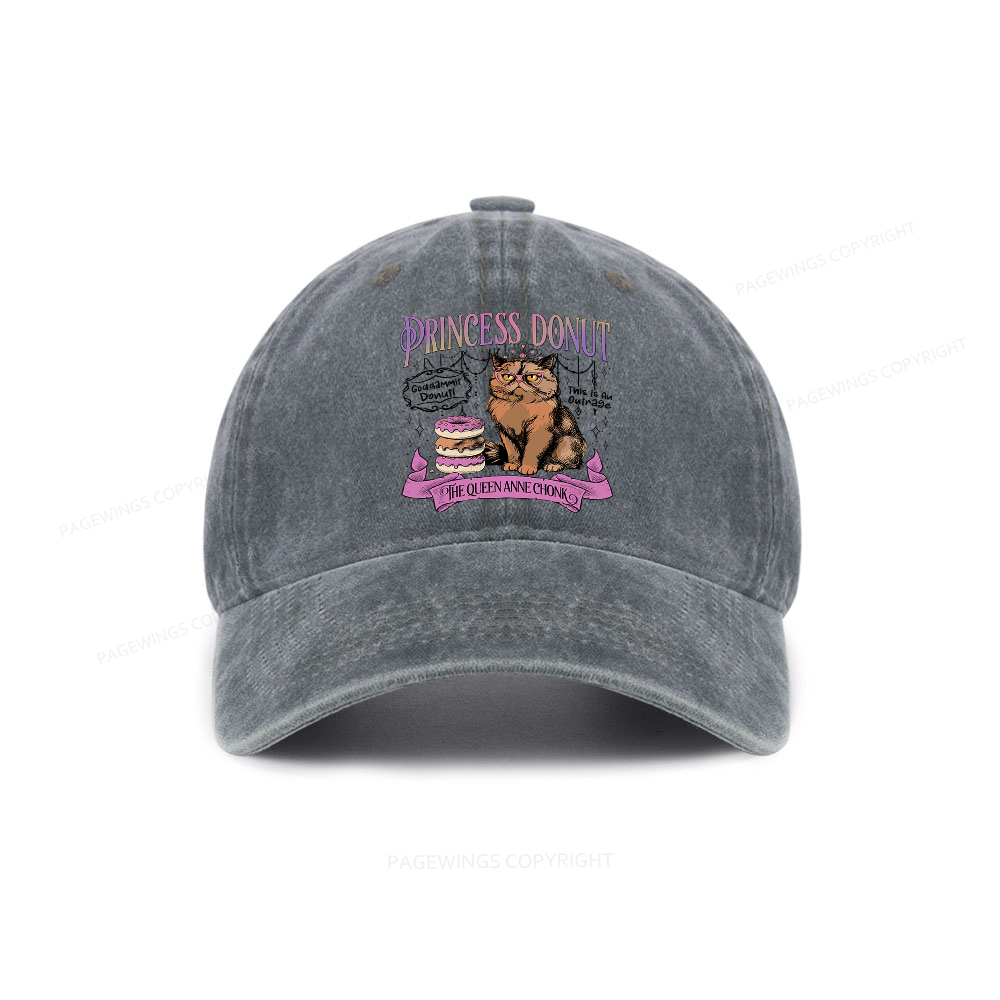 Pagewings Princess Donut Washed Cap