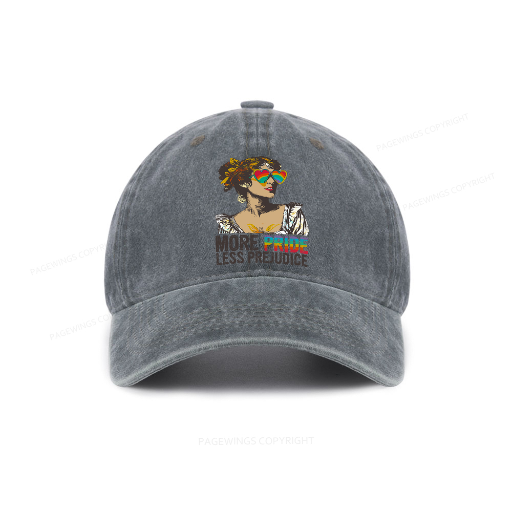 Pagewings More Pride Less Prejudice Washed Cap