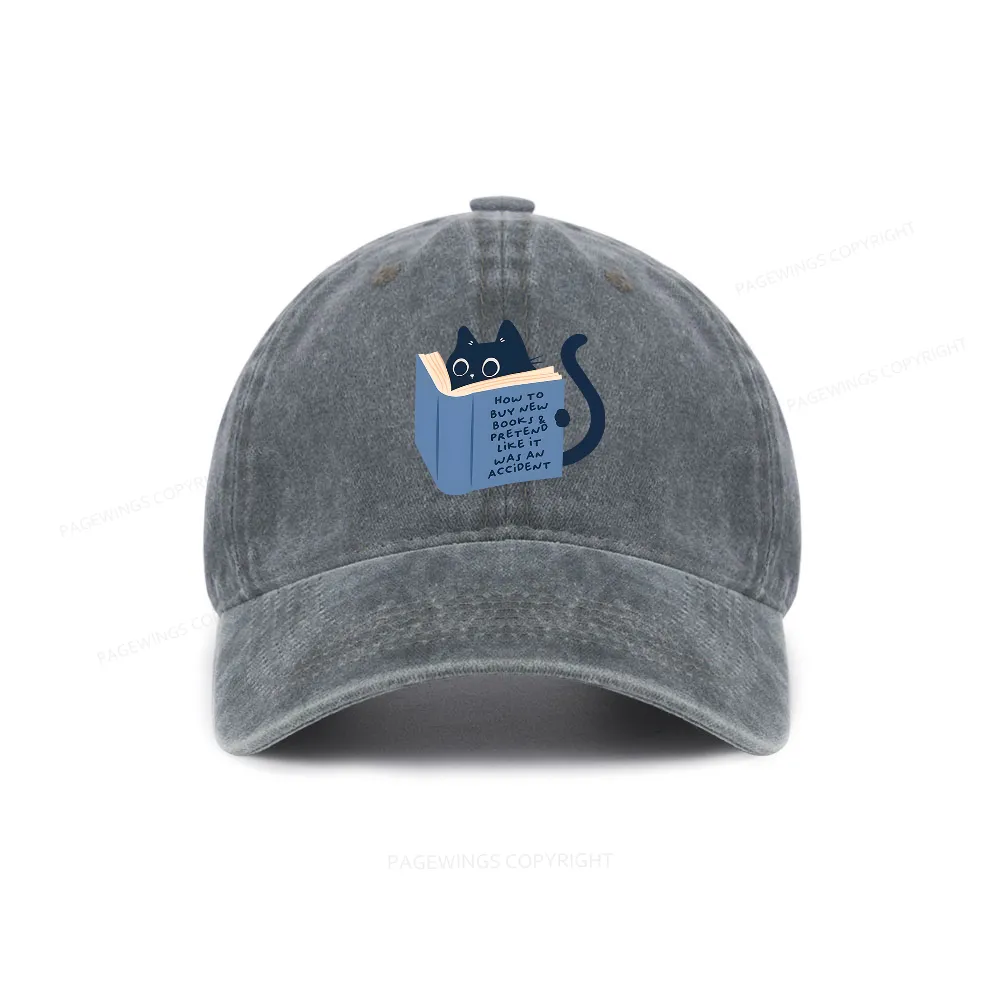 Pagewings How To Buy New Books Washed Cap