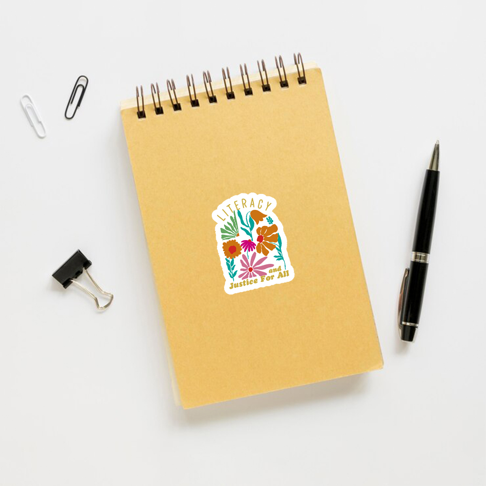 Pagewings Literacy And Justice Sticker