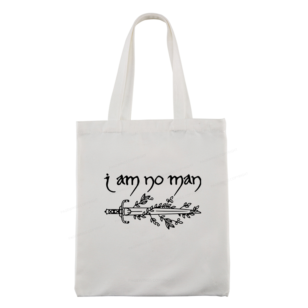 Pagewings I Am No Man Tote Bag