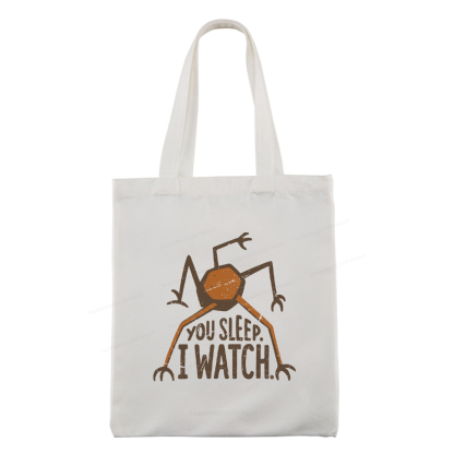 Pagewings You Sleep I Watch Tote Bag