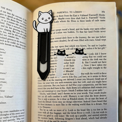 Pagewings Black Cat 3 Set Bookmark