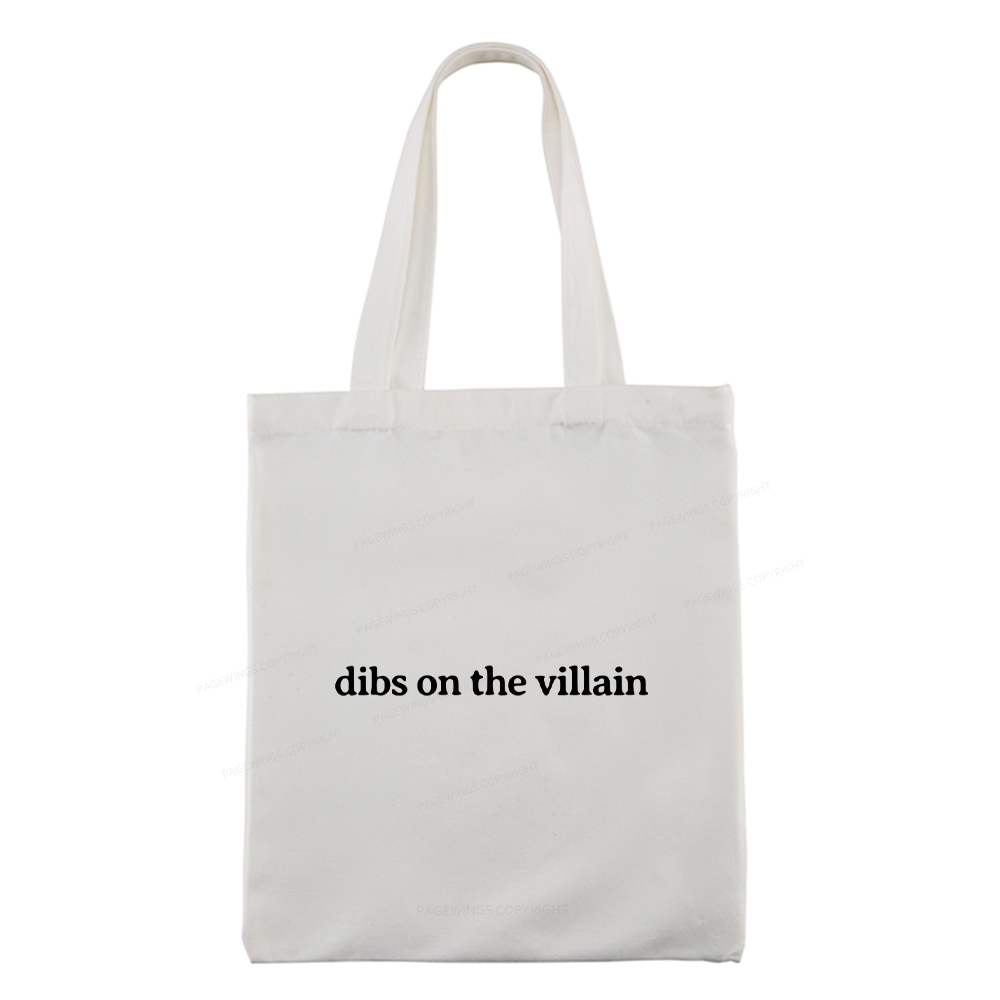 Pagewings Dibs On The Villain Tote Bag