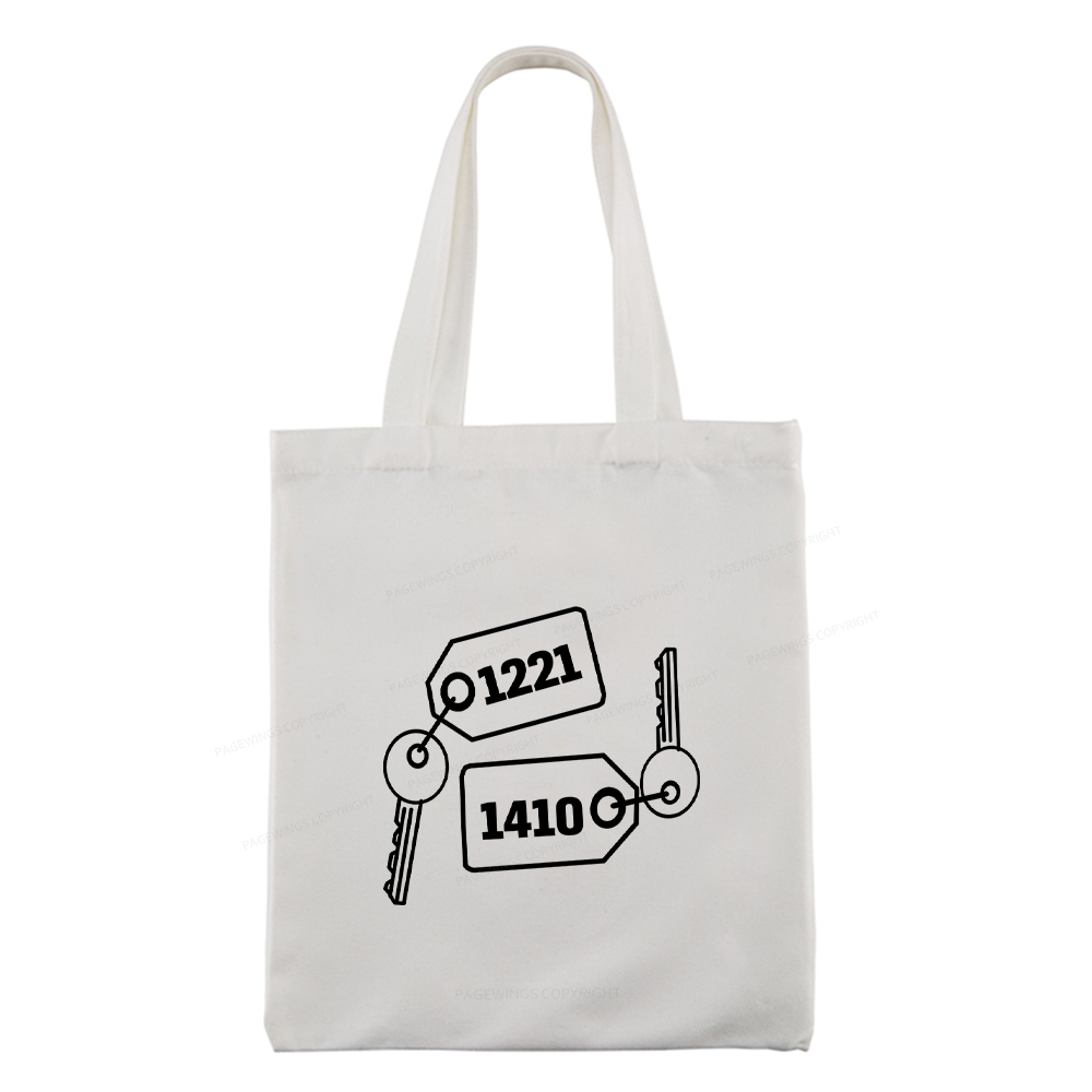 Pagewings Room Numbers Tote Bag