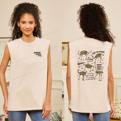 Pagewings Fantasy Bookish Rocky Amaze Unisex Washed Tank Top