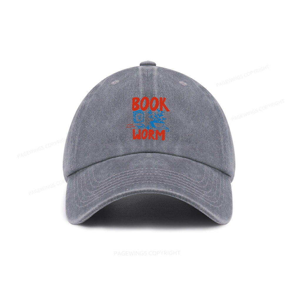 Pagewings Bookworm Washed Cap