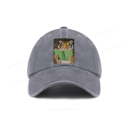 Pagewings Motivational Tiger Washed Cap