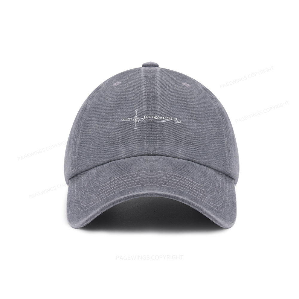 Pagewings You Do Not Yield Washed Cap
