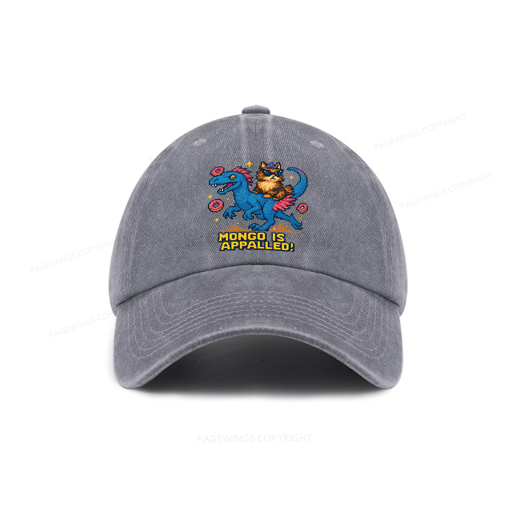 Pagewings Mongo Is Appalled Washed Cap