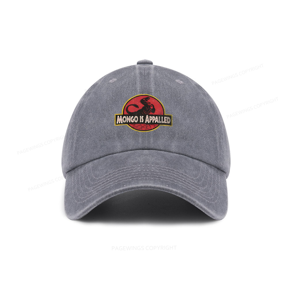 Pagewings Mongo Is Appalled Washed Cap