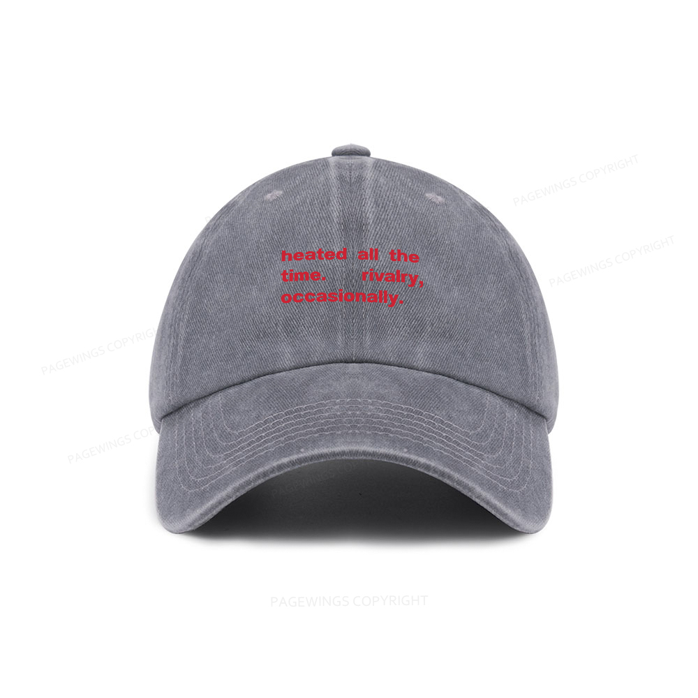 Pagewings The Time Rivalry Occasionally Washed Cap