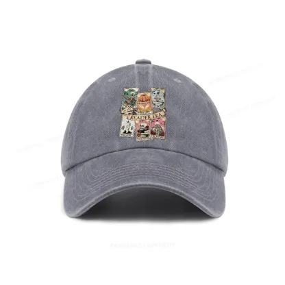 Pagewing Book Lover Gift, Bookish Gift Washed Cap