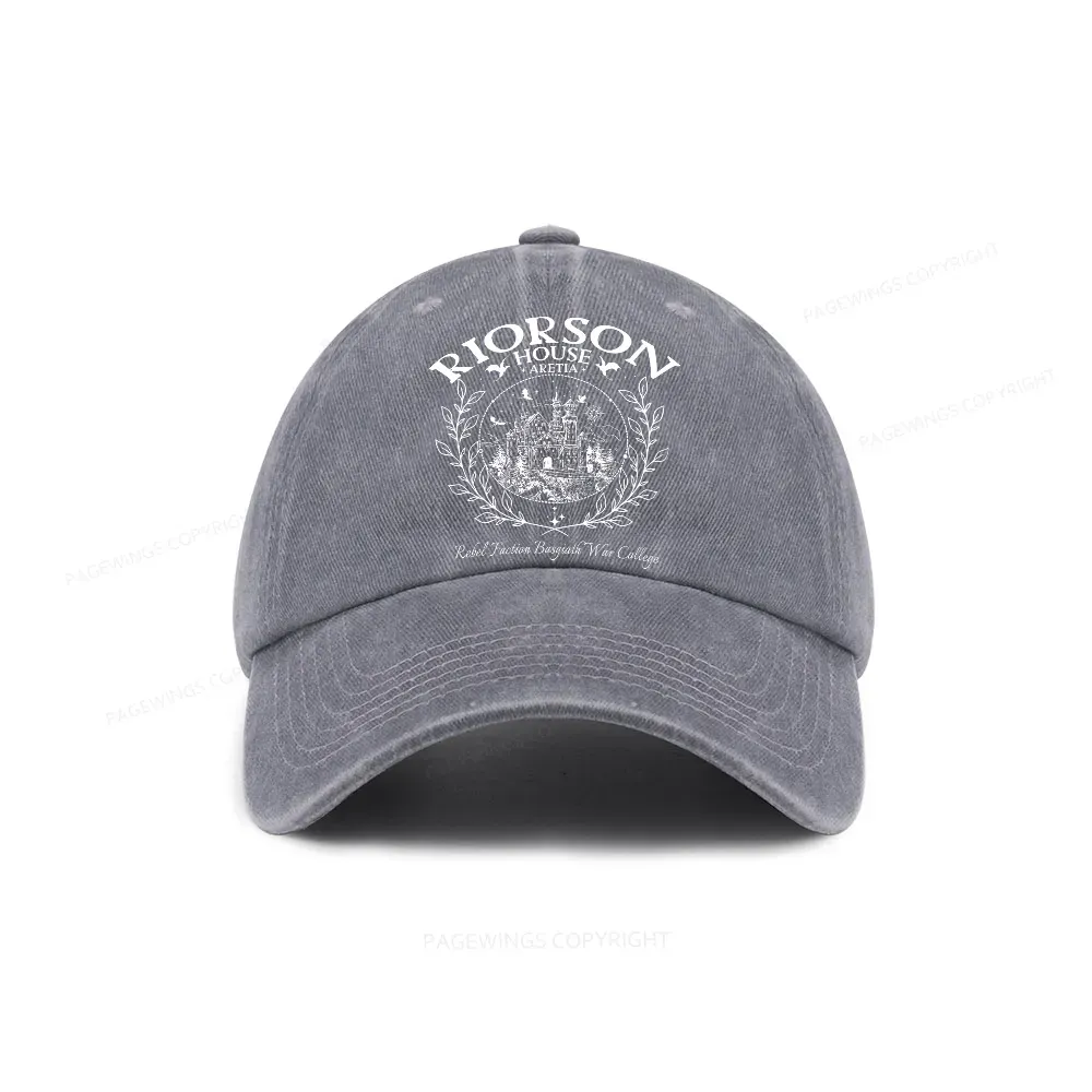 Pagewings Fourth Wing Washed Cap