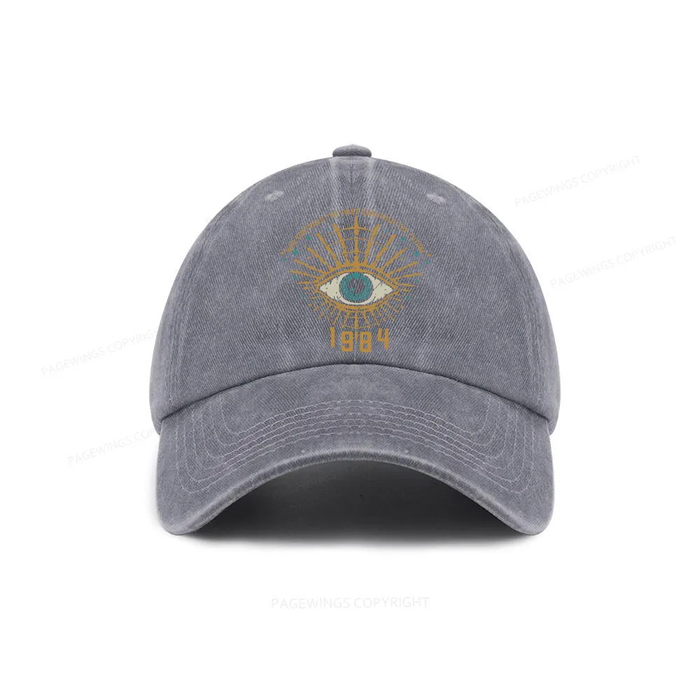 Pagewings George Orwell 1984 Washed Cap