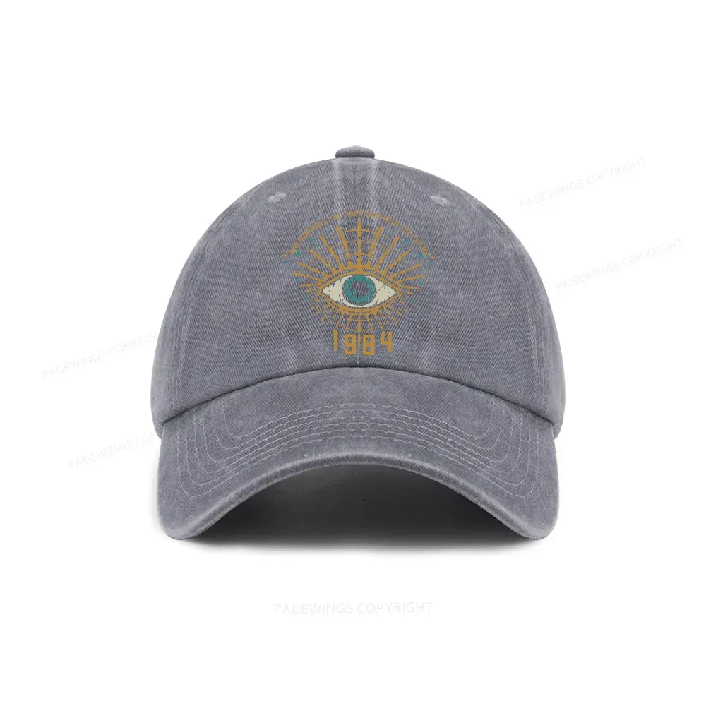 Pagewings George Orwell 1984 Washed Cap