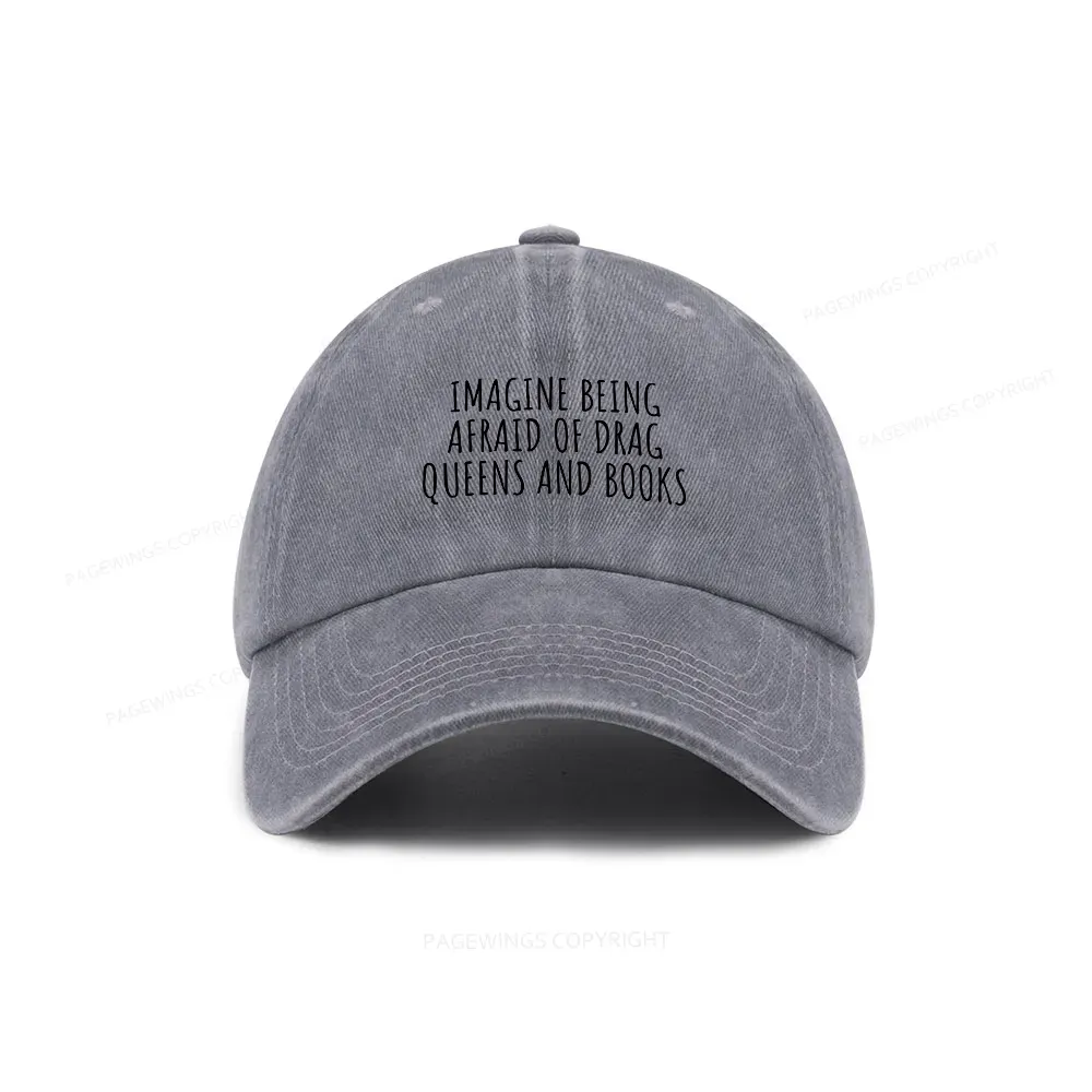 Pagewings Funny Liberal Washed Cap