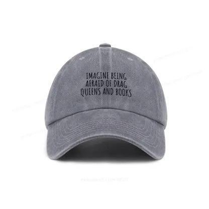 Pagewings Funny Liberal Washed Cap