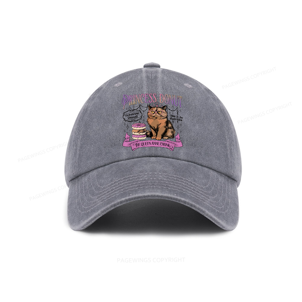 Pagewings Princess Donut Washed Cap