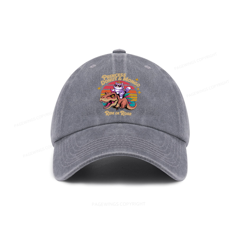 Pagewings Princess Donut & Mongo Washed Cap