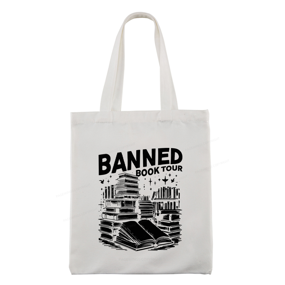 Pagewings Banned Books Tour Tote Bag